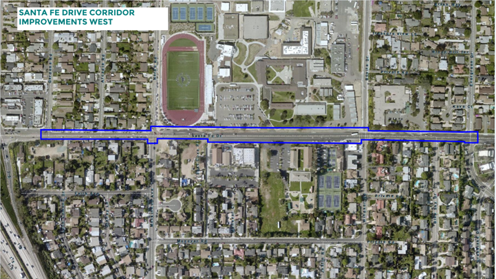 Santa Fe west vicnity map