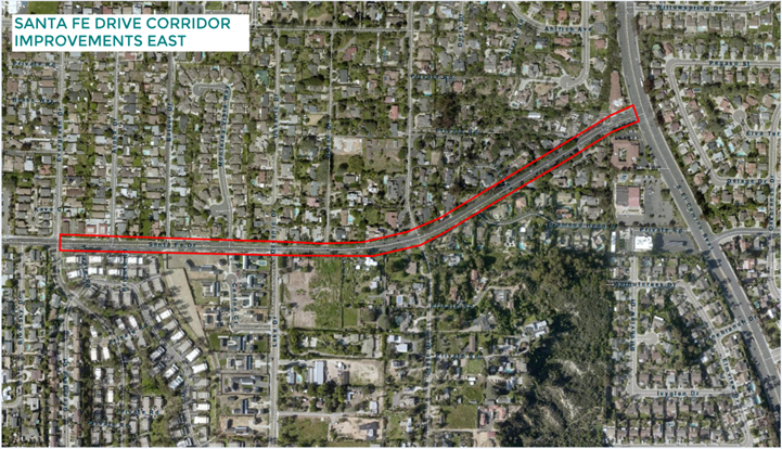 Santa Fe East Vicinity map