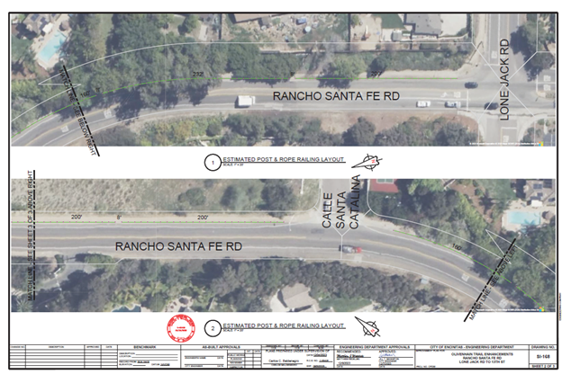 Olivenhain Trail Design plans section 1