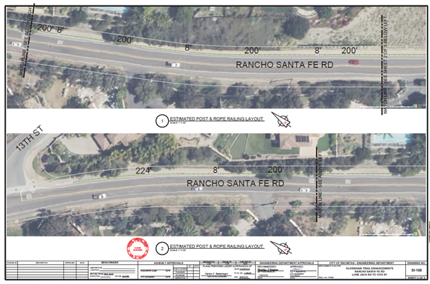 Olivenhain Trail Design plans section 2