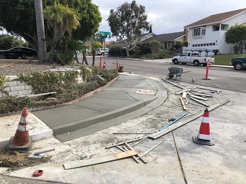 Annual Paving new curb ramps